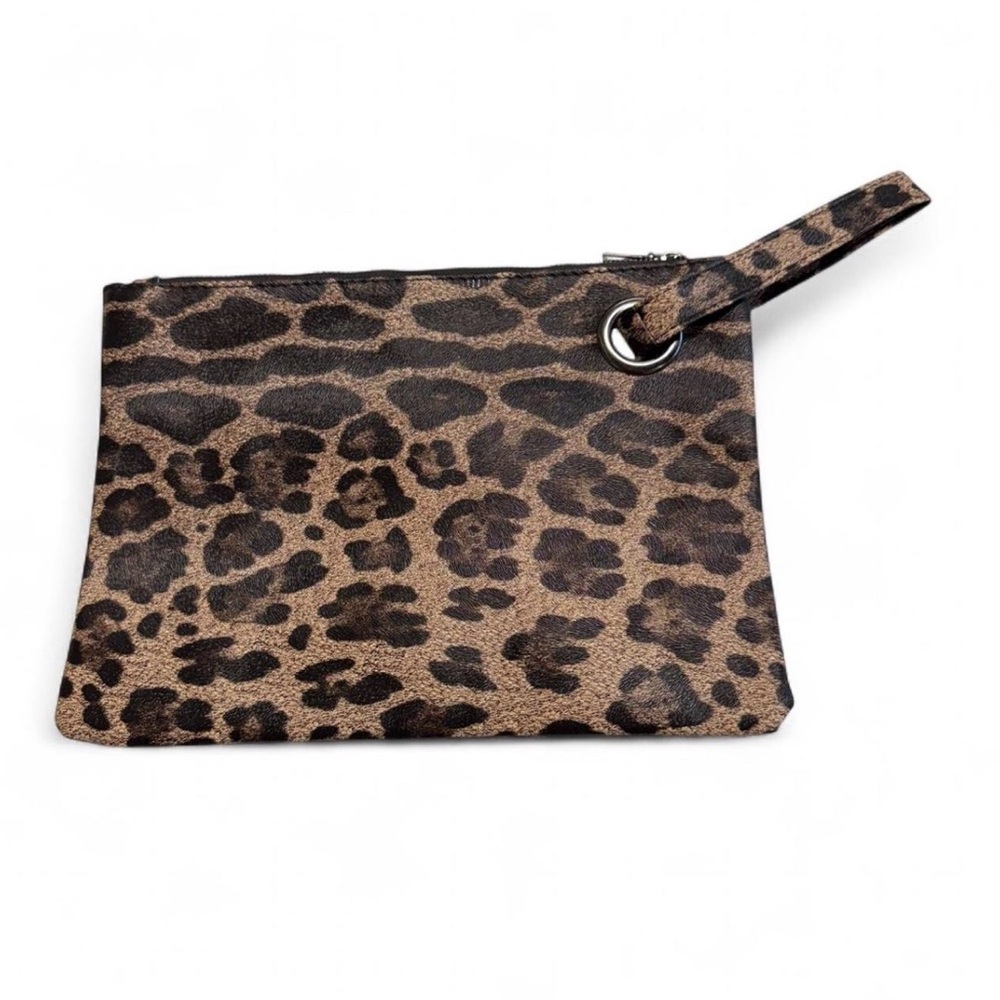 3/$20 Leopard Clutch Wristlet Bag Purse Cheetah Party Event Baddie Festival - Picture 3 of 5